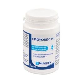 NUTERGIA Ergyoseo K2 100Cap. para la Salud Ósea con Calcio, Magnesio, Zinc y Vitaminas D3 y K2-MK7 Precio: 23.4999996. SKU: B12TGBMJAN