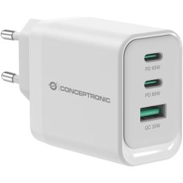 Conceptronic Cargador Pared ALTHEA21W65 65W USB-C/USB-A PD 3.0, QC 3.0, PPS Blanco Precio: 29.94999986. SKU: B17J7VLD3G