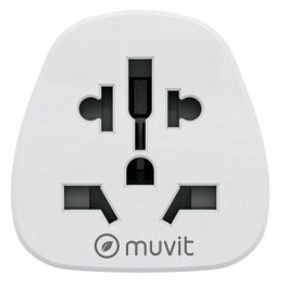 Base de enchufe Muvit For Change MCADP0007 Blanco Superficie