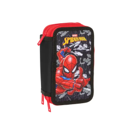 Safta Plumier Escolar Triple 37 Piezas Spider-Man 195x125x55 mm Precio: 20.98999947. SKU: B1HK26TPVK