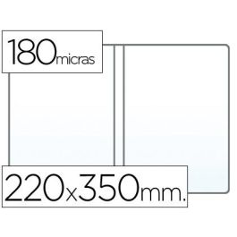 Funda Portadocumento Cuarto Doble 180 Micras Pvc Transparente 220x350 mm 100 unidades Precio: 81.78999961. SKU: B17ZWR898B