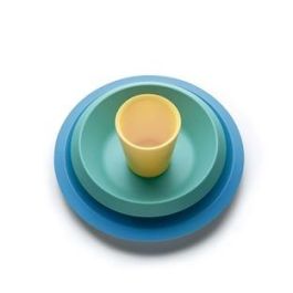 Alessi UNS05S2 Giro Kids Set de Vajilla para Niños en Melamina - Diseño Ben van Berkel / UNStudio