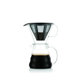 Bodum BOD0699965445553 Cafetera MELIOR con filtro de malla permanente de acero inoxidable, 5 tazas, 0.6 L