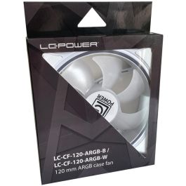 LC-Power LC-CF-120-ARGB-W Ventilador para Carcasa 120mm ARGB Blanco 800-1300 RPM