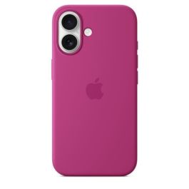 Apple Funda de Silicona con MagSafe para iPhone 16 - Fucsia