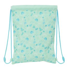 Bolsa Mochila con Cuerdas Safta Dino Verde 26 x 34 x 1 cm