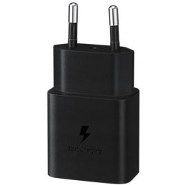 Samsung EP-T1510XBEGEU Cargador de Pared Rápido 15W USB-C con Cable USB-C a USB-C de 1 Metro Negro