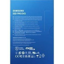 Samsung MZ-V9E1T0BW SSD NVMe M.2 990 EVO 1TB PCIe 4.0/5.0 hasta 5000 MB/s para Gaming, PC, Profesional - Eficiencia Energética Optimizada Samsung MZ-V9E1T0BW SSD NVMe M.2 990 EVO 1TB PCIe 4.0/5.0 hasta 5000 MB/s para Gaming, PC, Profesional - Eficiencia Energética Optimizada
