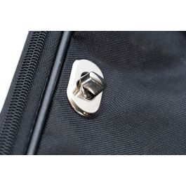 Gloria Bolso de Transporte Plegable para Perro Gato con Paneles Transpirables 52x30x30 cm Negro Poliéster hasta 6kg