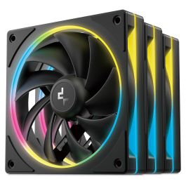 DeepCool FL12R SE Ventilador de Caja 120mm PWM ARGB, 3 Unidades, Negro, 1900 RPM, 50.74 CFM, Incluye Tornillos Precio: 24.684. SKU: B1FYL5BQFW