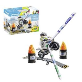 Playmobil Moto 71377 para Colorear y Personalizar con Rotuladores Incluidos +4 Años