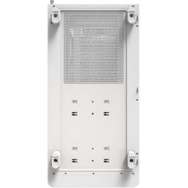 Montech Midi Tower XR Wood Blanco ATX PC Caja de Ordenador con Madera de Nogal