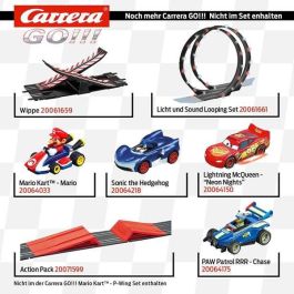 Carrera Pista de Slot Nintendo Mario Kart P-Wing, Circuito con 2 Coches (Mario y Yoshi), 4,9 Metros y 2 Jugadores (+6 años)
