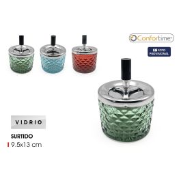 Cenicero de Vidrio Push 9.5 x 13 cm - Confortime (24 Unidades) Precio: 87.99565522. SKU: B12C8SFRA3