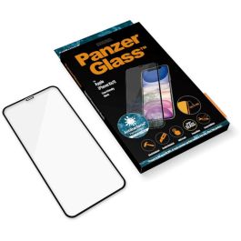 PanzerGlass CF. E2E. Antibakt. Black - Protector Pantalla iPhone 11/XR Vidrio Templado Edge-to-Edge, Antirrayas, Antibacteriano