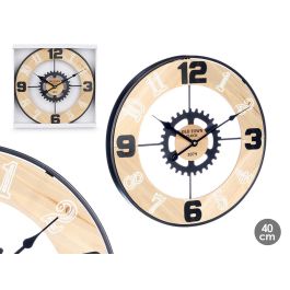Reloj Pared Engranaje Metal 40 Cm Giftdecor (6 Unidades) Precio: 94.50000054. SKU: B1EAPT6EFF