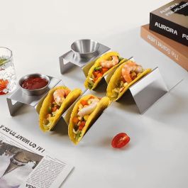 Soporte para 2 tacos con salsera My Bar - Inde (12 Unidades) Soporte para 2 tacos con salsera My Bar - Inde (12 Unidades)