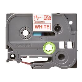Brother TZE-242 Cinta de Etiquetas TZe 18mm Rojo sobre Blanco para Brother TZE-242 1.8cm x 8m