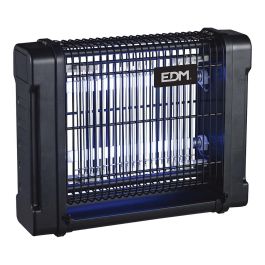 Edm Mata insectos profesional eléctrico 2x6W, luz actínica, 30m², negro