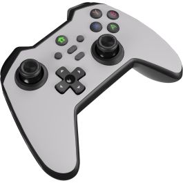 GENESIS Mangan 400 Gamepad Inalámbrico Bluetooth Blanco para PC, Switch, Android, iOS. Precisión, Vibración, Joysticks Analógicos