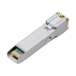 TP-LINK Modulo 10GBASE-T RJ45 SFP+. Transceptor de cobre RJ45 de 10 Gbps, Plug and Play con ranura SFP+, compatible con DDM