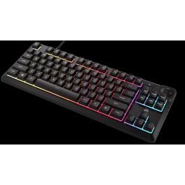 Corsair CH-9216065-ES Teclado K55 CORE TKL de membrana, gaming y silencioso, resistente a derrames, con retroiluminación