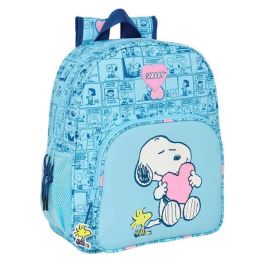 Mochila Escolar Snoopy Love Azul 32 x 38 x 12 cm Precio: 20.50000029. SKU: B167FEQCY2