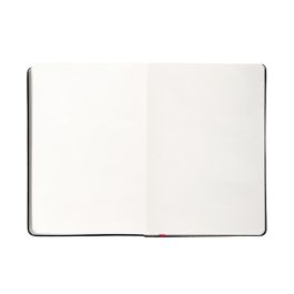 Cuaderno Con Gomilla Antartik Notes Tapa Dura A4 Hojas Lisas Negro Y Rojo 100 Hojas 80 gr Fsc