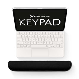 Phoenix technologies Reposamuñecas Ergonómico de Espuma y Gel con Base Antideslizante para Ordenador