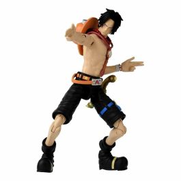 Bandai 36934 Anime Heroes One Piece Figura de Portgas D. Ace 17 cm