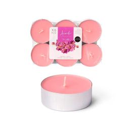 Set 6 Tea Light Maxi 9 H Orquidea Acorde 17X2CM (24 Unidades)