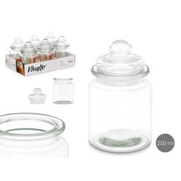 Tarro Redondo Liso Tapa Cristal 250Ml Vivalto 8X13CM (24 Unidades) Precio: 31.50000018. SKU: B1DVJKJQ8H