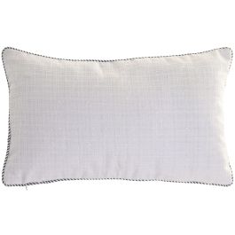 DKD Home Decor Cojin Mediterraneo 2 Unidades Azul Blanco Chenilla 60 x 10 x 35 cm