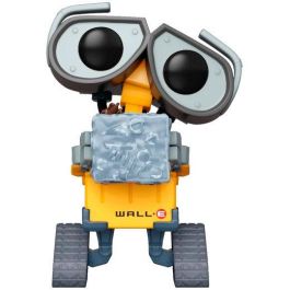 Funko Figura POP Disney Wall-E - Wall-E Raised Exclusive de Vinilo de 9cm en Caja Regalo con Ventana