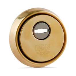 Ifam Escudo es610l acabado latón brillo, protección antimordaza y antiextracción, Ø64mm Precio: 8.94999974. SKU: S7912151