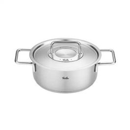 Fissler Pure Profi Cacerola de 24 cm con tapa de metal - Acero inoxidable reciclado - Ref 08612424000/0 Precio: 95.5000002. SKU: B1G6QPHNFS