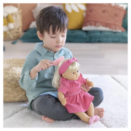 Corolle COR1717690475940 Muñeca Mon Grand Poupon Jade, 36 cm, Pelo, Aroma Vainilla, 3 Años