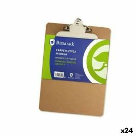 Carpeta con pinza Bismark A4 Madera (24 Unidades) Precio: 48.59000025. SKU: B16JMFLTGN