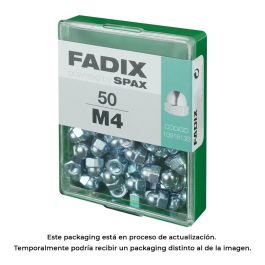 Fadix Tuerca Ciega M4 Zincada - Caja de 50 Unidades