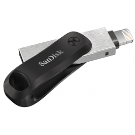 SanDisk iXpand Unidad Flash USB 64 GB USB Type-A / Lightning 3.2 Gen 2 (3.1 Gen 2) Negro, Plata