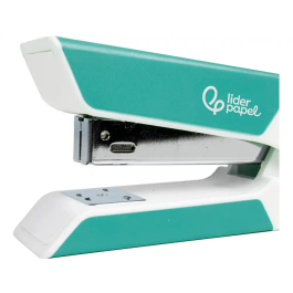 Liderpapel Grapadora Sobremesa Plástico Mecanismo Metálico, Capacidad +20 Hojas, Incluye 1000 Grapas 26/6 y Extraegrapas, Colores Surtidos, 130mm