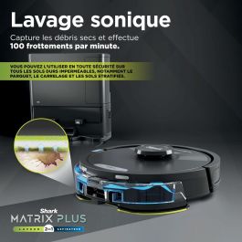 Shark Matrix Plus RV2620WAEU - Robot aspirador y fregador 2 en 1 con vaciado automático y limpieza de esquinas y ángulos