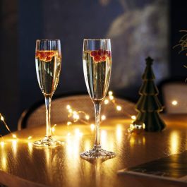 Arcoroc Copa Flauta Vidrio Eco Vina 19 cL - Juego de 6 Copas Fabricadas en Francia