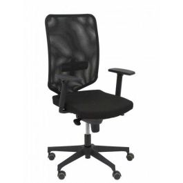 Silla Piqueras Y Crespo Ossa Negra Uso Intensivo Mecanismo Sincro Regulable En Altura Respaldo Malla Negra Refuerzo Lumbar Brazos Regulables 3D Asiento Tapizado Bali Negro Precio: 493.5000004. SKU: S5702227