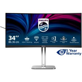 Philips 34B2U5600C/00 Monitor Curvo VA Dual QHD 34" (86.4cm) 3440x1440 120Hz, HDMI, DisplayPort, USB-C Gris Precio: 603.50000051. SKU: B158VPMP8R