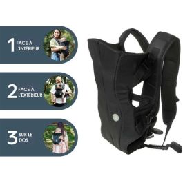 Portabebés DREAMBABY de 3 lados para llevar en movimiento - Negro Portabebés DREAMBABY de 3 lados para llevar en movimiento - Negro