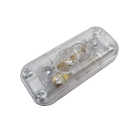 Interruptor unipolar 2A 250V transparente termoplástico 60x26,3x18mm
