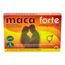 ROBIS Maca Forte 60 Cápsulas, Aumento de Energía, Revitalizante y Mineralizante para Fatiga Crónica, Mejora Rendimiento Físico Precio: 20.5000004. SKU: B12HSYTGCK