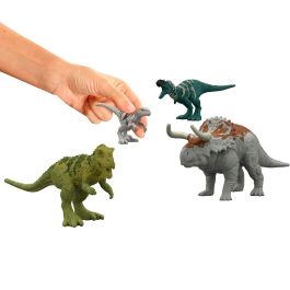 Mattel Jbg37 Calendario de Adviento Jurassic World con 24 Sorpresas de Juguete de Dinosaurios para Niños +3 Años