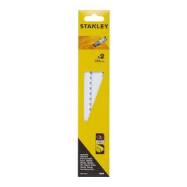 Stanley sta21232-xj Pack 2 hojas de sierra de sable 22,8cm corte grueso y recto para madera Precio: 8.49999953. SKU: S7918295